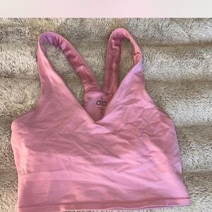 ALO Yoga Blush Pink Sports Bra